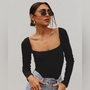 NWOT Princess Polly Long Sleeve Bodysuit